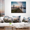 thumbnail image 3 of Designart Kinderijk Holland Panorama - Landscape Printed Throw Pillow - 16x16, 3 of 4