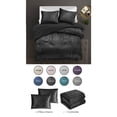 thumbnail image 2 of Grace Living Aashvi Crinkle Velvet 3pc Comforter Set - 2 Pillow Shams, 1 Comforter, 2 of 5