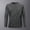 #208-Dark Gray, variant on Men's Sport T-Shirt, Solid Color Long Sleeve Round Neck, Viscose Moisture-Wicking Cooling Top for Gym, Fitness and Daily Wear