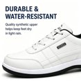 thumbnail image 5 of CHICVOMEY Comfort Sneakers for Men Lightweight Lace‑Up Walking Shoes Fashion Casual Sports Shoes Ideal for Walking & Outdoor Travel, 5 of 8