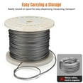 thumbnail image 4 of Yescom 500FT 1/8" Stainless Steel Cable T316 Wire Rope 7x7 Aircraft Strand for Decking Cable Railing System String Light Hanging, 4 of 9