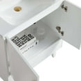 thumbnail image 4 of Venezian Collection - 30" Single White Bathroom Vanity, - Brass Handles.&nbsp;, 4 of 9