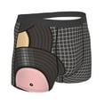 thumbnail image 3 of Balery Vinyl Records Men's Boxer Briefs, Soft and Breathable Cotton Underwear with nylon Waistband-Large, 3 of 9