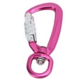 thumbnail image 1 of Key Carabiner Clip Auto Locking 360 Rotational Hook Accessory for Dog Leash Hammocks Backpacks, 1 of 7