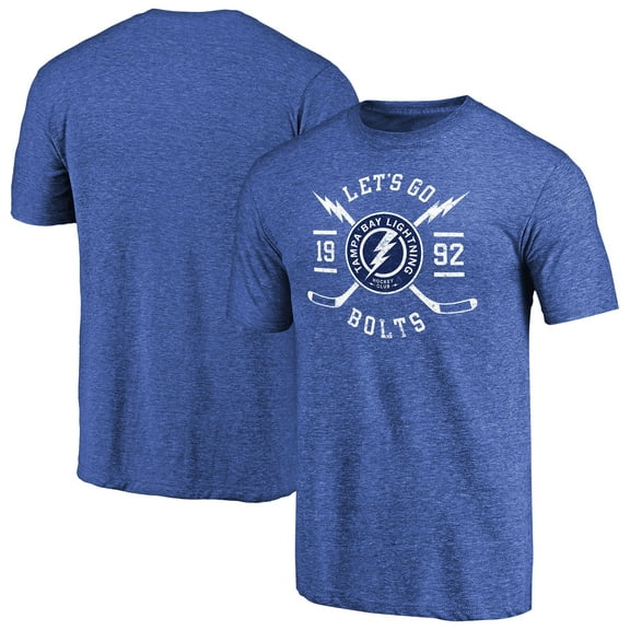 Men's Blue Tampa Bay Lightning Hometown Collection Tri-Blend T-Shirt