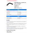 thumbnail image 2 of Upper Radiator Hose - Compatible with 1965 - 1971 Jeep CJ5 - AC Delco, 2 of 2
