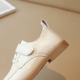 thumbnail image 5 of JDQJBZ Girl's Leather Shoes Kids Solid Color Open Toe Flat Sandals Non Slip for Dress, 5 of 5