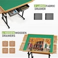 thumbnail image 4 of Puzzle Table Builder Butler para 1500 piezas con cajones y funda, 4 of 6