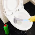 thumbnail image 5 of escobilla de baño con forma de palo de golf, inodoro de silicona con mango largo, 5 of 5