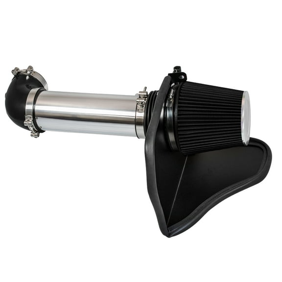 Cold Air Intake System with Heat Shield Kit   Filter Combo BLACK Compatible For 05-08 Dodge Magnum / 06-08 Dodge Charger / 05-10 Chrysler 300/08-10 Dodge Challenger HEMI 5.7L / 6.1L V8