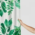 thumbnail image 3 of Leaves, tropical plant banana leaf texture, Hotel bathroom shower curtain, washable shower curtain,, 3 of 7