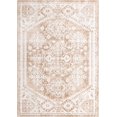 thumbnail image 2 of 10' x 14' Beige and Ivory Border Rectangular Area Throw Rug, 2 of 6