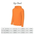 thumbnail image 2 of Zfeel Dry Fit Pullover Work Hoodie for Men, High Visibility Long Sleeve Workwear, Neon Orange, L, 2 of 5
