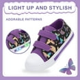 thumbnail image 2 of EUXTERPA Butterfly Girls Sneakers Light Up Flashing Shoes Kids Casual Sneakers with Hook and Loop, Toddler Size 10, 2 of 5