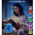 thumbnail image 3 of Enceinte Bluetooth Goodrich Night Light, Lampe de table de chevet à commande tactile en verre 3D Haut-parleurs sans fil portables à LED 7 couleurs, Lampe de table rechargeable, Meilleur cadeau pour adultes, adolescents, enfants, garçons et filles Kuyhfg Bienvenido a Kuyhfg, 3 of 5