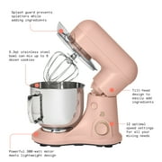 Beautiful 5.3 Qt Stand Mixer, Rose with Flat Beater, Dough Hook, Balloon Whisk