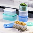 thumbnail image 6 of Casa Origin Microwavable Food Containers with Lid, 2 Pieces - Square (Mint), 6 of 8