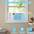 thumbnail image 2 of 2 Pack WiFi Enabled 12000 BTU Window Mounted Air Conditioner, Adjustable Speed AC with Remote Timer, 2 of 9