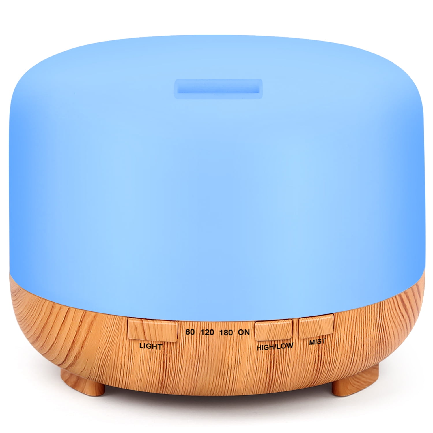 500ML USB Essential Oil Aroma Diffuser 7 LED Ultrasonic Humidifier Air Purifier 