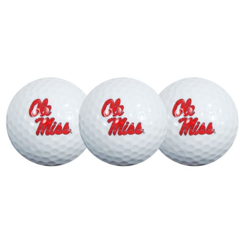 Team Effort Ole Miss Rebels Golf Balls, 3 Pack