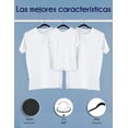 thumbnail image 3 of RED VELVET Ganchos Terciopelo Negros 50 Unidades Antideslizantes 360, 3 of 5