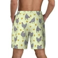 thumbnail image 4 of Fotbe Funny Chicken Men’s Swim Trunks Quick Dry Swim Shorts Board Shorts with Mesh Lining-X-Large, 4 of 9