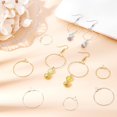 thumbnail image 2 of 120 Pcs Beading Hoop Earrings Finding, Round Metal Beading Hoop 20/30mm Earring Hoops for Jewelry Making Earring Finding Component for Earring Finding Making Supplies, 2 of 5