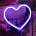 thumbnail image 5 of Neon Night Light, LED Neon Signs Night Light Heart Neon Lights Neon Lights for Kids Bedroom Battery USB Operated, 5 of 7