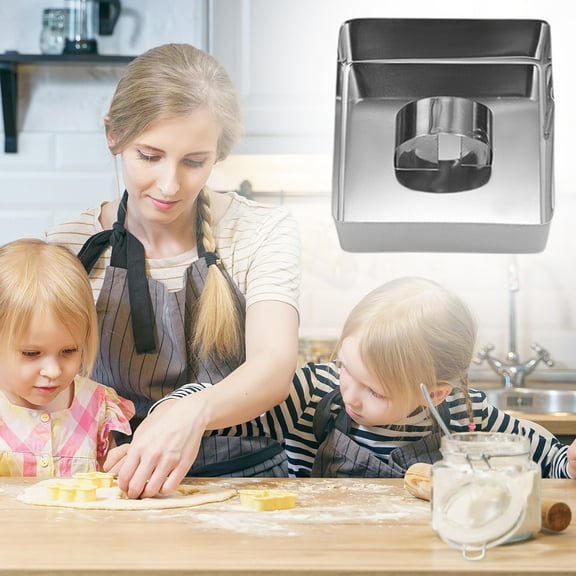 Clearance Biscuit Moulds under $5 Stainless Cake Cutter Bakeware Fondant Kitchen DIY Tool Just The Gently You Can Get A Pattern You Want