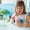 Green, variant on Usb Charging Cartoon Desktop Fan Desk Surface Solid Color Fan Dormitory Home Three-speed Small Table Fan