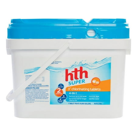 hth 3 super chlorinating tablets