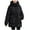 Black, variant on Fashion Winter Warm Hooded Coats for Womens Plus Size Zipper Up Long Sleeve Winter Thickened Coat