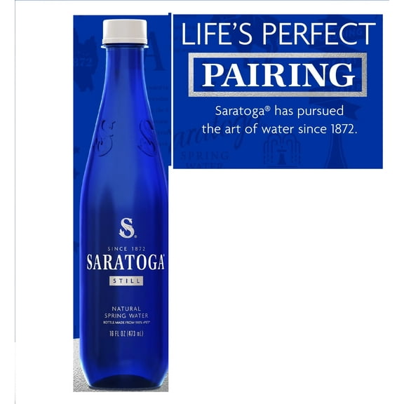 Saratoga Still Spring Water, 16 fl oz