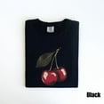 thumbnail image 2 of Vintage Cherry T-Shirt | Retro Fruit Graphic Tee | Unisex Comfort Colors, 2 of 3