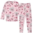 thumbnail image 2 of Love Loving Koala Pattern Cotton Pajamas 2 Piece Set Sleepwear Soft and Comfortable Homewear Nightwear, 2 of 7