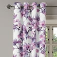 thumbnail image 3 of Ambesonne Floral Grommet Curtain, Cherry Blossoms Spring Print, 50"x63", Pale Purple Violet and Pink, 3 of 5