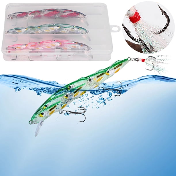 3pcs Señuelos Pesca 11 Cm 14g Crankbaits Cebo Duro Artificial para El La Trucha