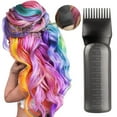 Black Hair Dye Bottle Applicator Brush Dispensing Salon Hair Coloring