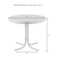 thumbnail image 2 of Crosley Furniture Azalea 3Pc Retro Outdoor 2 Chair & Table Set in Coral Gloss, 2 of 10