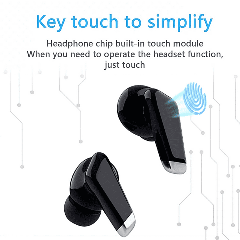 Audifonos Bluetooth 5.2 Inalambricos Auriculares Touch Para Telefonos  Universal