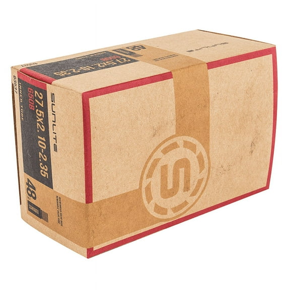 Sunlite Bicycle Inner Tube 650B / 27.5 x 2.10-2.35" Schrader Valve 48mm Bike