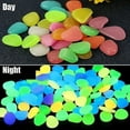 thumbnail image 4 of 100pcs Luminous Stones Glow In The Dark Pebbles Glowing Stones For Outdoor Walkways Home Garden Yard Decor Fish Tank Pebble Rocks, 4 of 4