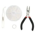 thumbnail image 2 of Rings, Jumper Rings Sturdy Durable Assorted Size Alloy Steel Box Packed  For Craft, 2 of 8