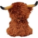 thumbnail image 3 of Ubiuo Highland Cow Stuffed Animals, Realistic Fluffy Scottish Cow Plush Toy Doll Gift For Adults Kids (brown A), 3 of 5