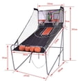 thumbnail image 3 of Juego de Canasta Plegable Costway Máquina de Baloncesto con Soporte y Contador Electrónico, 3 of 7