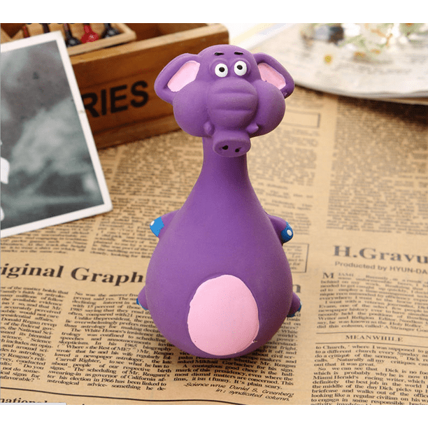 Hartz purple hotsell hippo dog toy
