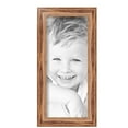 thumbnail image 2 of ArtToFrames 6" x 14" Honey Picture Frame, 6x14 inch Brown Wood Poster Frame (WOM-4085), 4 Pack, 2 of 7