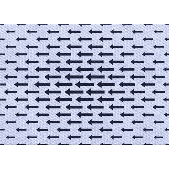 Ahgly Company Indoor Rectangle Patterned Lavender Blue Area Rugs, 3' x 5'