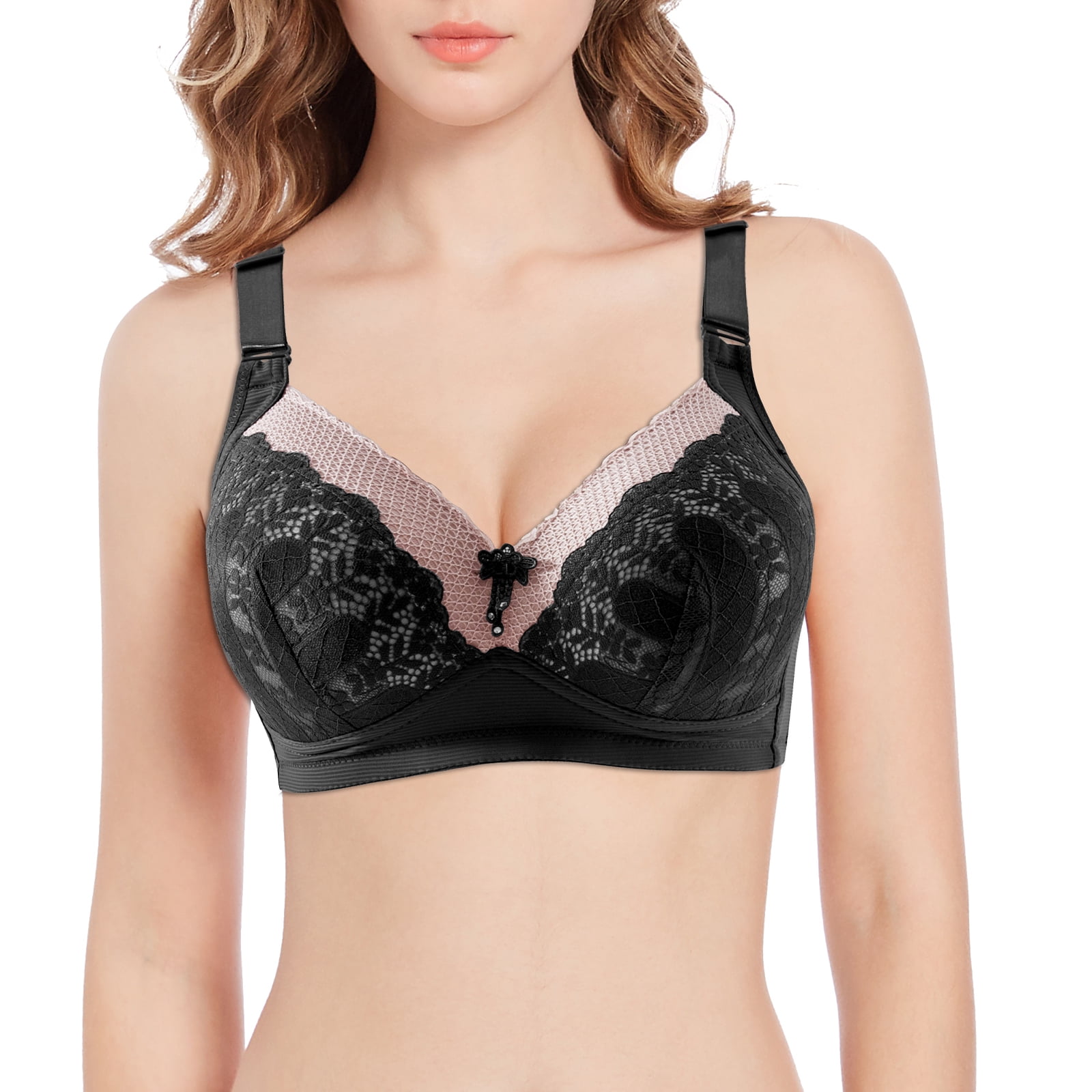 Printed Non-Padded Ladies Maroon Cotton Bra, Size: 34B at Rs 125