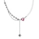 thumbnail image 2 of Collar con borlas de amor, collar con costura de perlas, estilo hip-hop para mujer, cadena para clavícula, accesorios, collar, cadena, 2 of 2